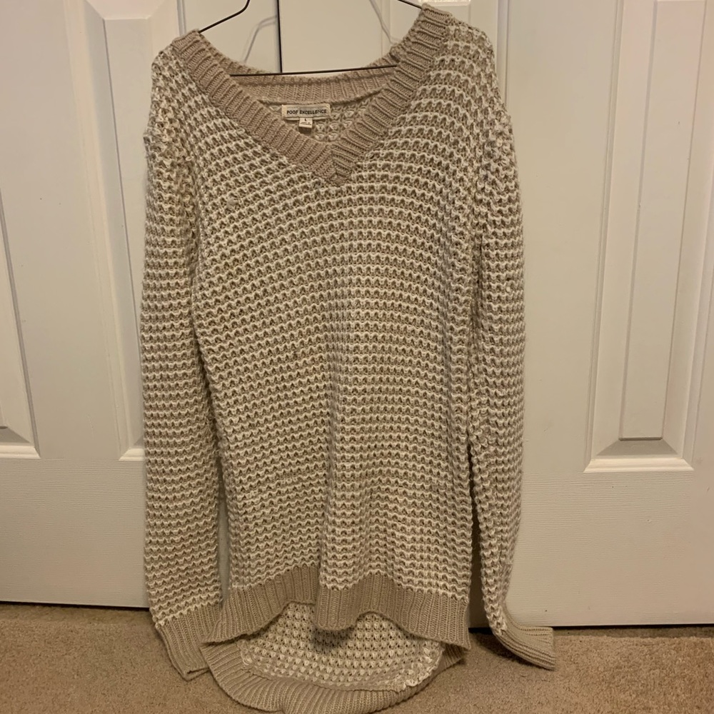 High low sweater